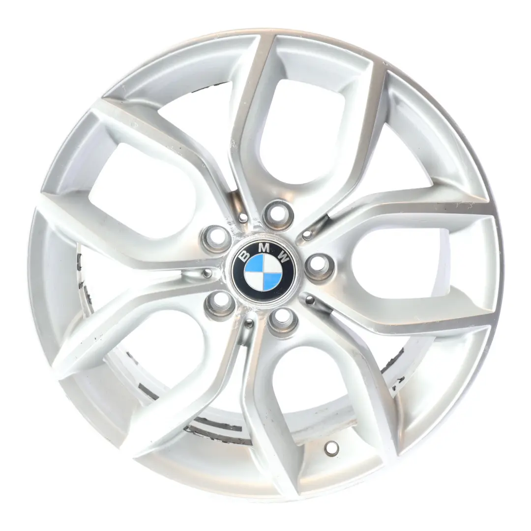 Rim Alloy Silver 18" 8J ET:43 Y-Spoke 308 to BMW X3 F25 X4 F26 Wheel with Part number 6787579 BMW X3 F25 X4 F26 Wheel Rim Alloy Silver 18" 8J ET:43 Y-Spoke 308 - SKU 6787579-1 - Part number 6787579
