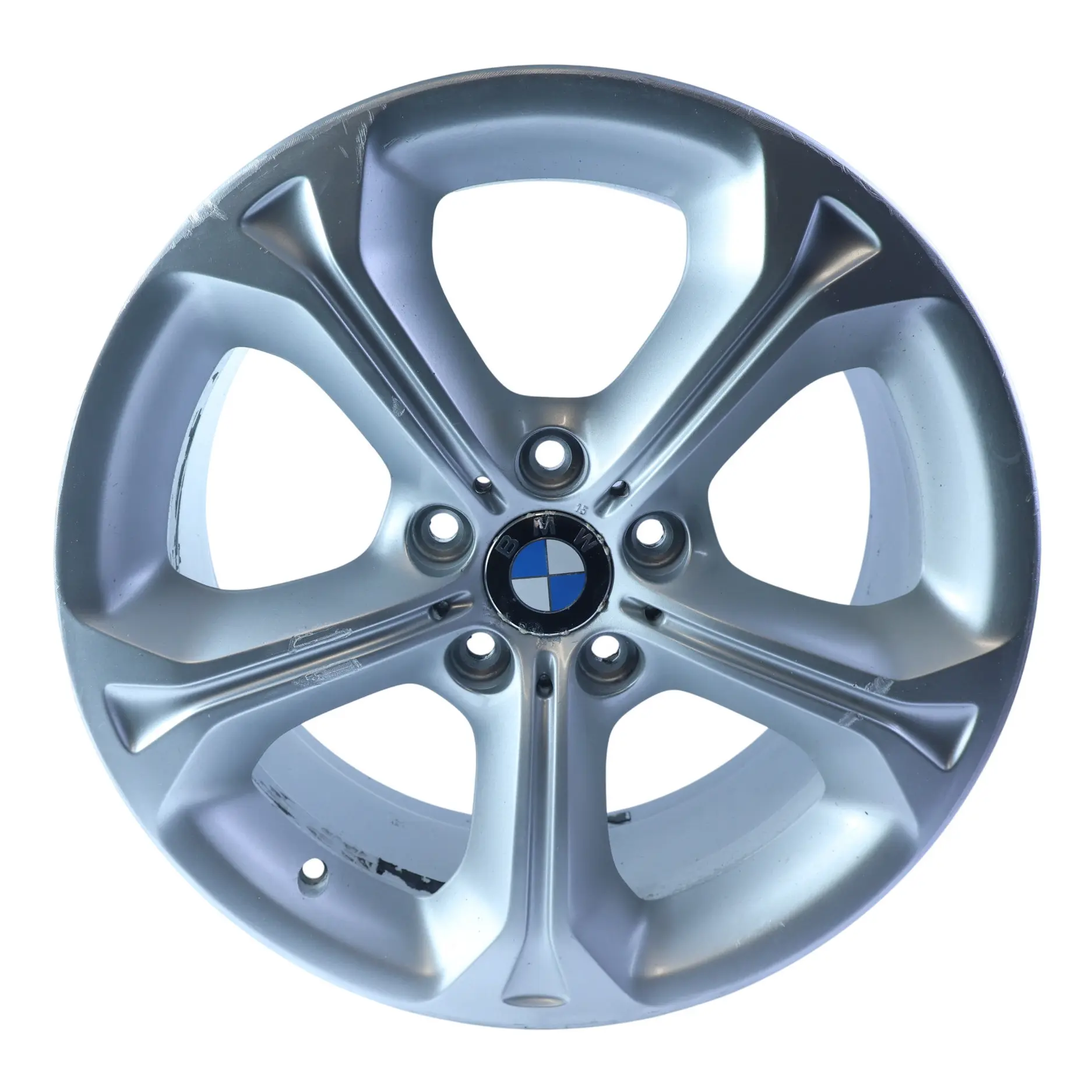BMW X1 E84 Silberne Leichtmetallfelge 18" 8J ET:30 Sternspeiche 320 6789143