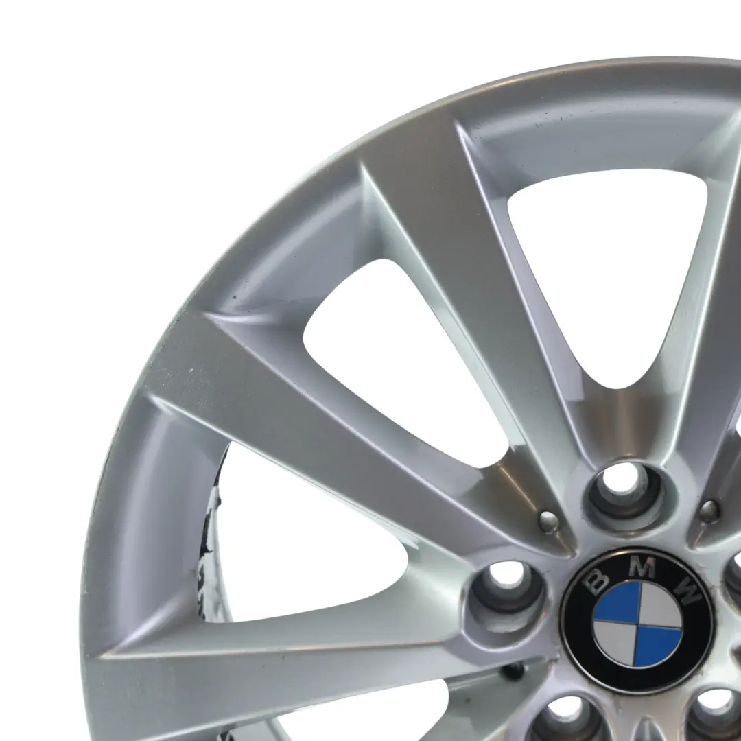 BMW F06 F10 F11 Silver Light Alloy Wheel Rim 18" V Spoke 328 8J ET:30 - SKU 6790173-2 - Part number 6790173