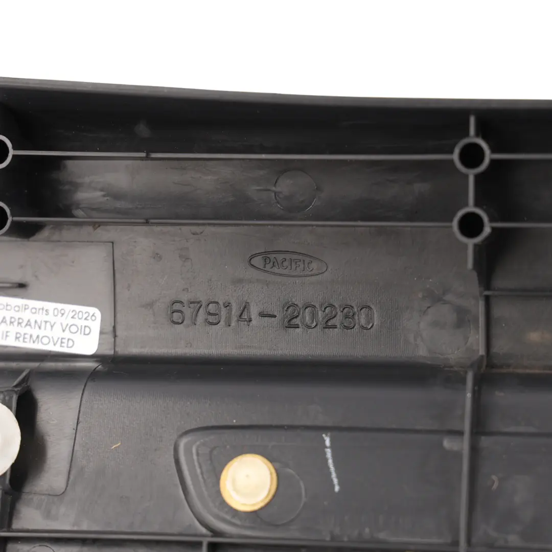 Front Door Sill Strip Cover Panel Left N/S 67914-20230 to Toyota Celica T23 with Part number 6791420230B3 Toyota Celica T23 Front Door Sill Strip Cover Panel Left N/S 67914-20230 - SKU 6791420230B3 - Part number 6791420230B3