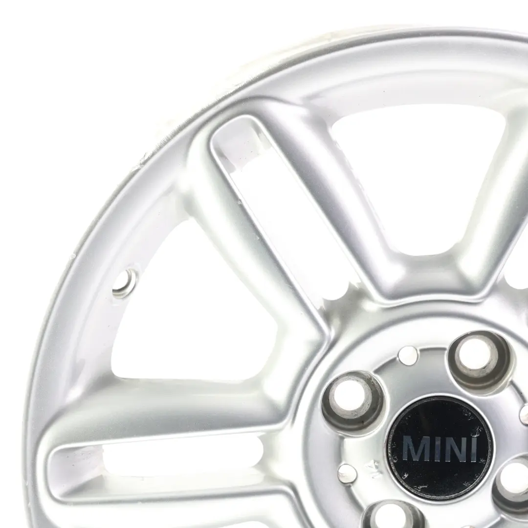 Rim Mini Cooper One R55 R56 R57 R58 Alloy 16" 6,5J 6-Star Twin Spoke 119 to Wheel with Part number 6791940 Wheel Rim Mini Cooper One R55 R56 R57 R58 Alloy 16" 6,5J 6-Star Twin Spoke 119 - SKU 6791940-3 - Part number 6791940