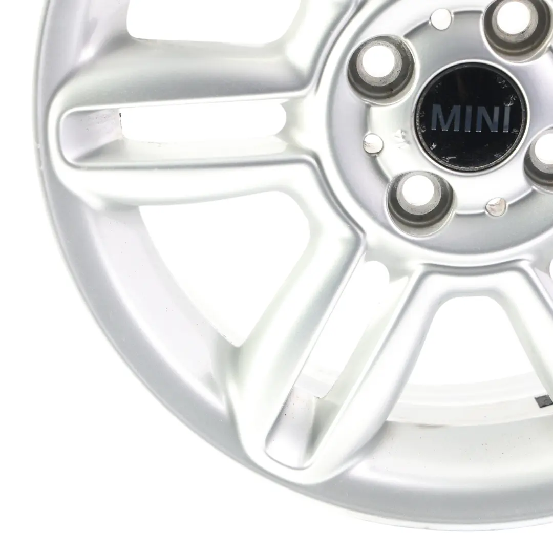 Rim Mini Cooper One R55 R56 R57 R58 Alloy 16" 6,5J 6-Star Twin Spoke 119 to Wheel with Part number 6791940 Wheel Rim Mini Cooper One R55 R56 R57 R58 Alloy 16" 6,5J 6-Star Twin Spoke 119 - SKU 6791940-3 - Part number 6791940