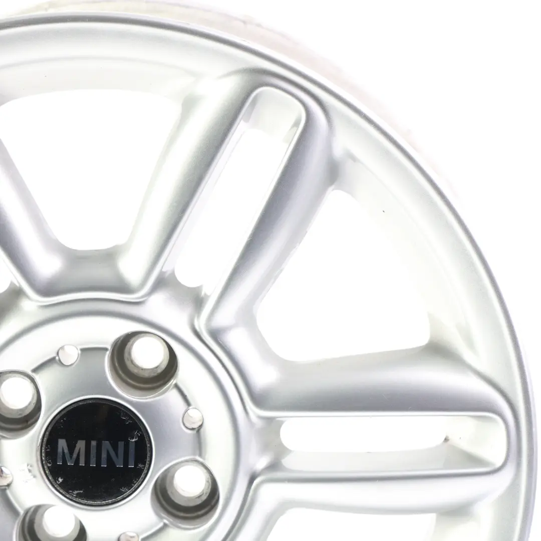 Rim Mini Cooper One R55 R56 R57 R58 Alloy 16" 6,5J 6-Star Twin Spoke 119 to Wheel with Part number 6791940 Wheel Rim Mini Cooper One R55 R56 R57 R58 Alloy 16" 6,5J 6-Star Twin Spoke 119 - SKU 6791940-3 - Part number 6791940