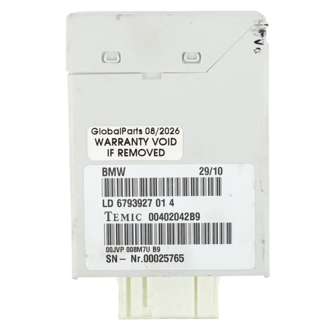 Sensor Módulo Control Crucero Activo ACC para BMW X5 E70 LCI con número de pieza 6793927 BMW X5 E70 LCI Sensor Módulo Control Crucero Activo ACC - SKU 6793927 - Número de pieza 6793927