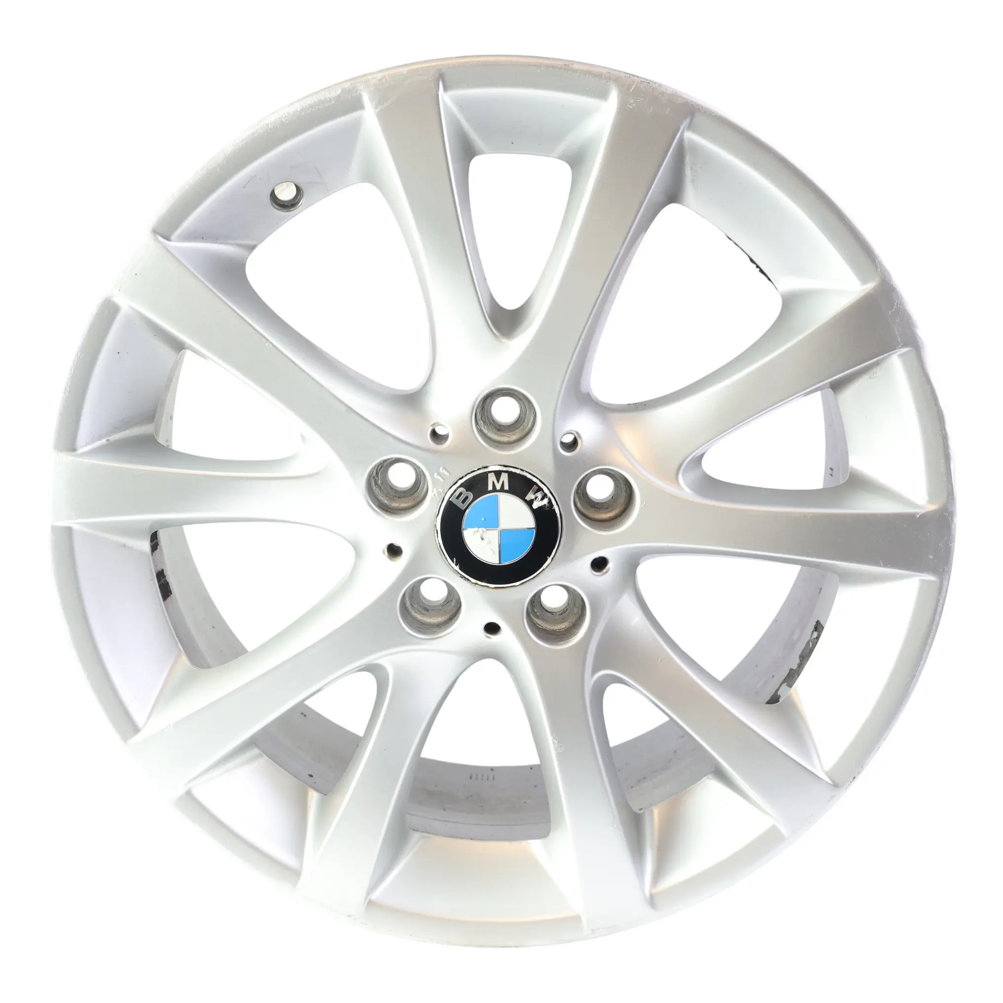 BMW E81 E82 E87 LCI Cerchio Lega 18" 7,5J ET:49 V Razze Argento 6795563