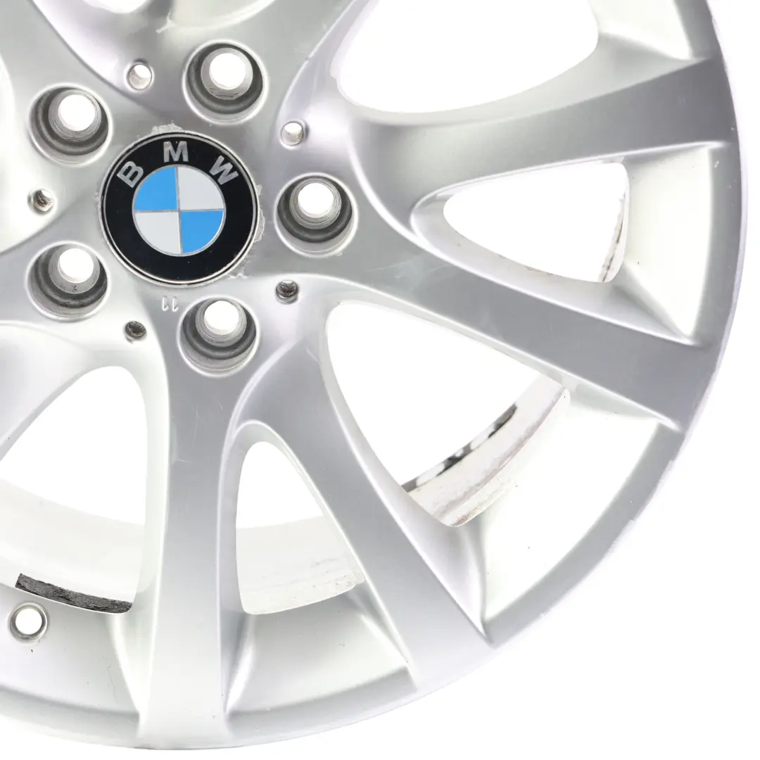 Alloy Wheel Rim Silver 18" V Spoke 372 8,5J ET:52 to BMW E81 E87 LCI with Part number 6795588 BMW E81 E87 LCI Alloy Wheel Rim Silver 18" V Spoke 372 8,5J ET:52 - SKU 6795588-2 - Part number 6795588