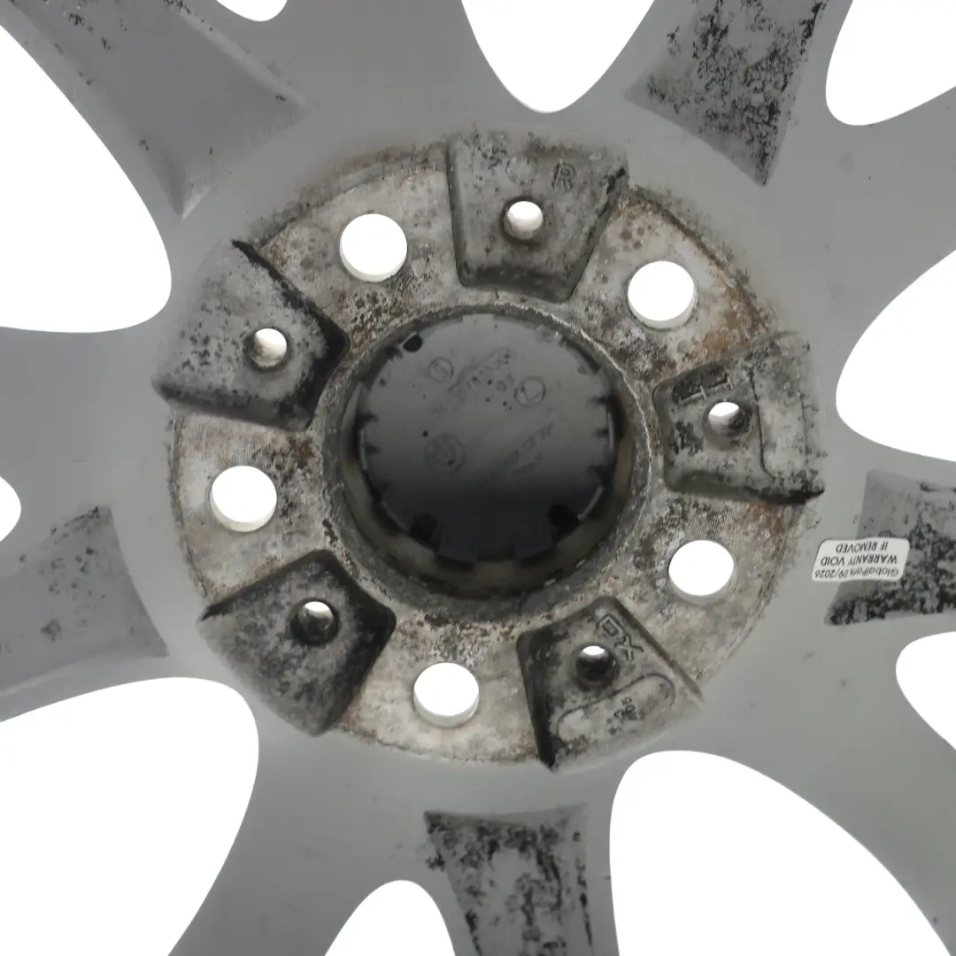 Alloy Wheel Rim Silver 18" V Spoke 372 8,5J ET:52 to BMW E81 E87 LCI with Part number 6795588 BMW E81 E87 LCI Alloy Wheel Rim Silver 18" V Spoke 372 8,5J ET:52 - SKU 6795588-2 - Part number 6795588