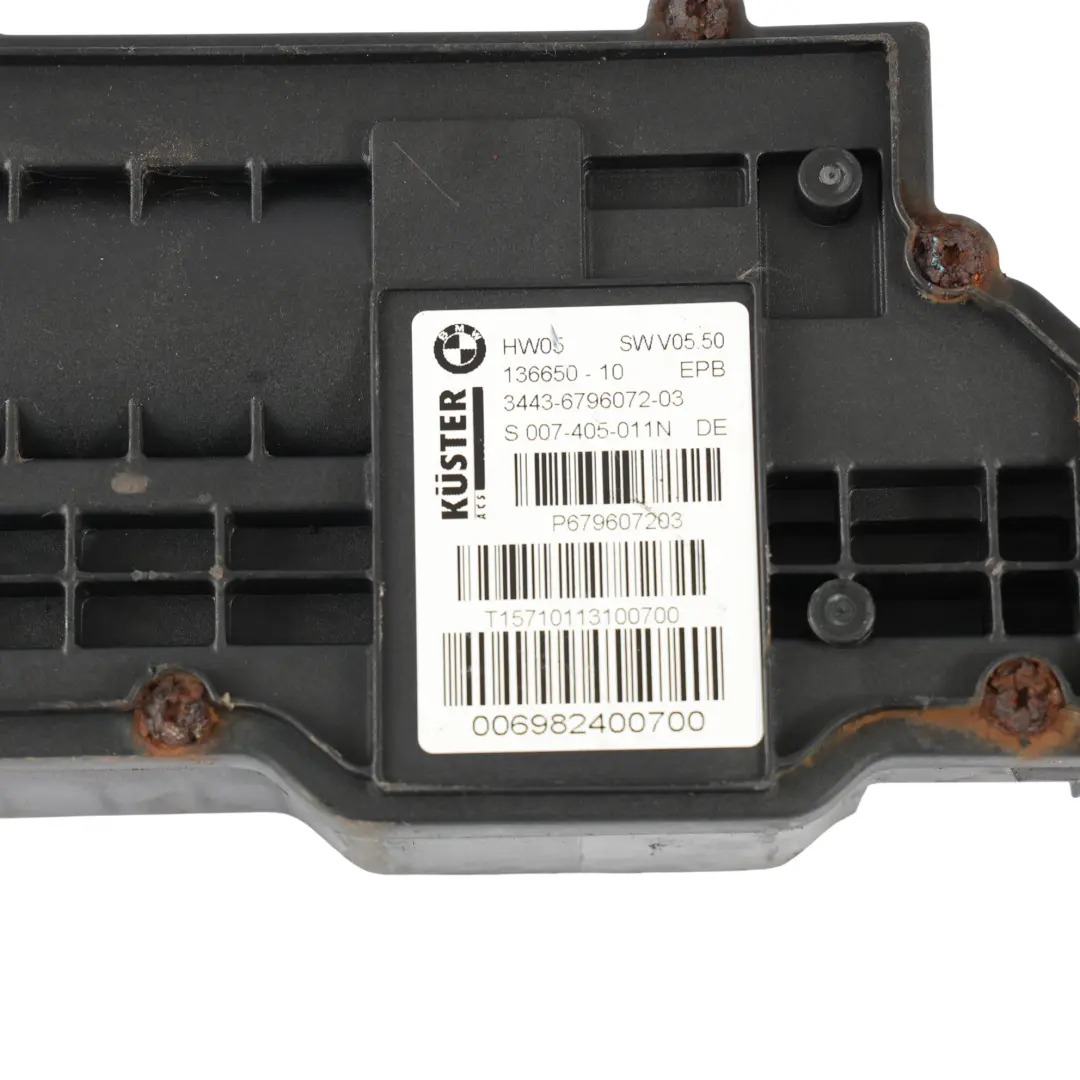 Elektronische Feststellbremse Steuergerät für BMW E70 E71 mit Teilenummer 6796072 BMW E70 E71 Elektronische Feststellbremse Steuergerät - SKU 6796072-2 - Teilenummer 6796072