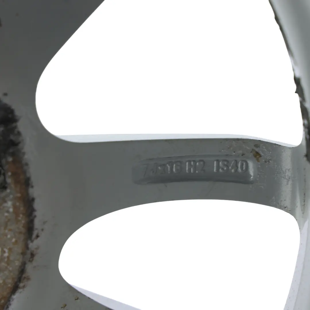Silber Alu Felge Alufelge 16" V-Speiche 378 7J ET:40 für BMW F20 F21 F22 mit Teilenummer 6796202 BMW F20 F21 F22 Silber Alu Felge Alufelge 16" V-Speiche 378 7J ET:40 - SKU 6796202-6 - Teilenummer 6796202