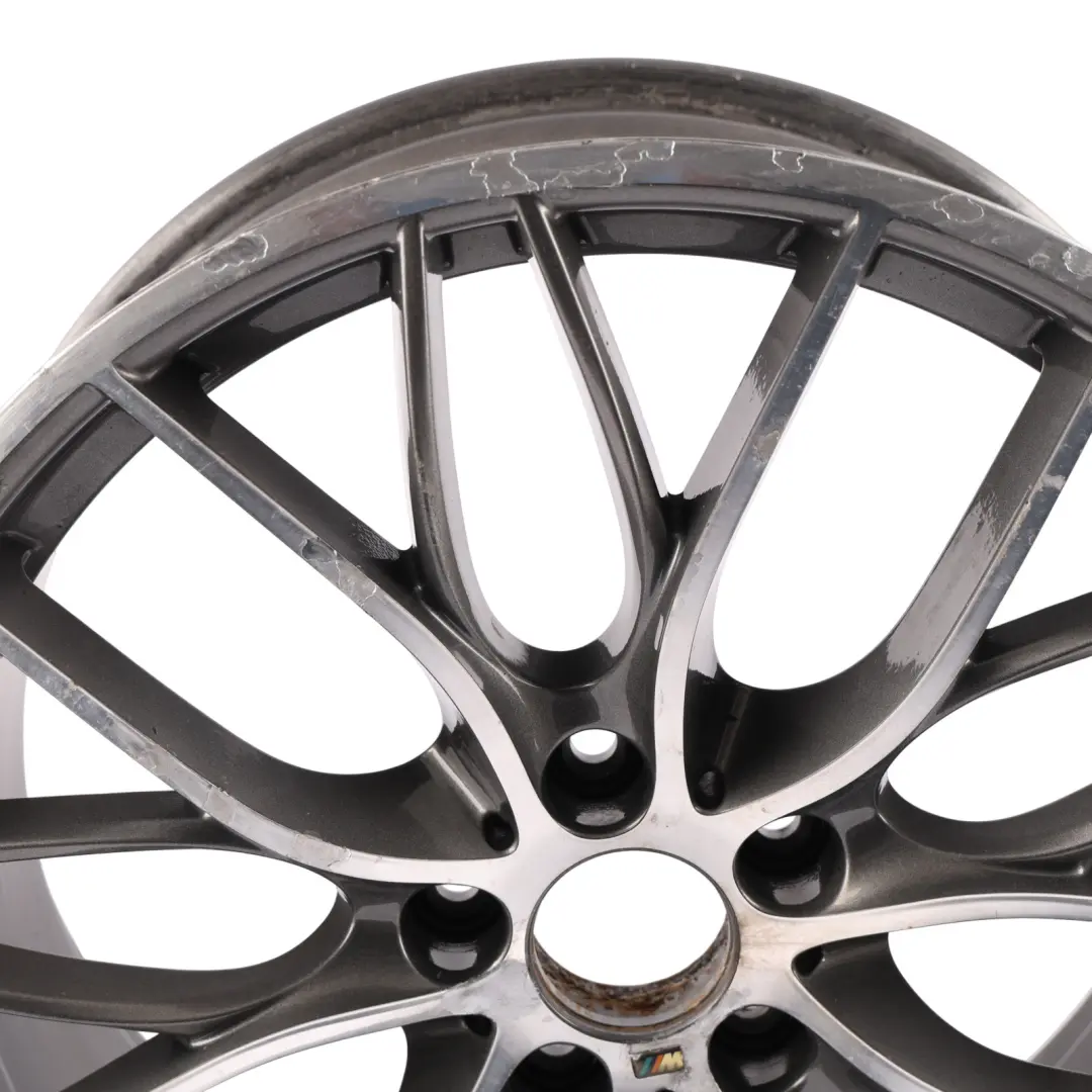 Rim Alloy Silver 20" 8,5J ET:47 Double Spoke to BMW F30 F31 F32 Rear Wheel with Part number 6796265 BMW F30 F31 F32 Rear Wheel Rim Alloy Silver 20" 8,5J ET:47 Double Spoke - SKU 6796265-2 - Part number 6796265