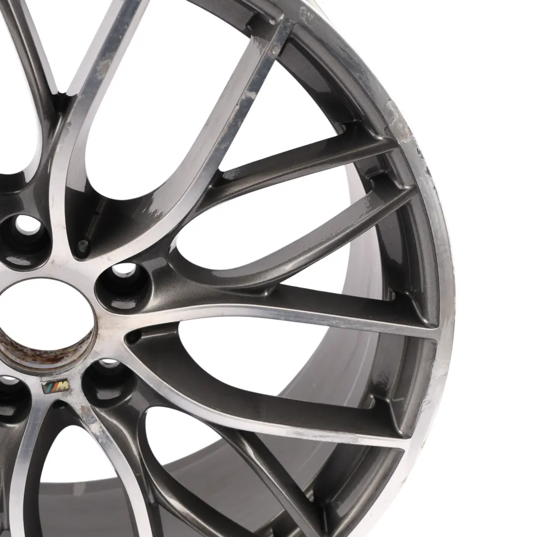 Rim Alloy Silver 20" 8,5J ET:47 Double Spoke to BMW F30 F31 F32 Rear Wheel with Part number 6796265 BMW F30 F31 F32 Rear Wheel Rim Alloy Silver 20" 8,5J ET:47 Double Spoke - SKU 6796265-2 - Part number 6796265