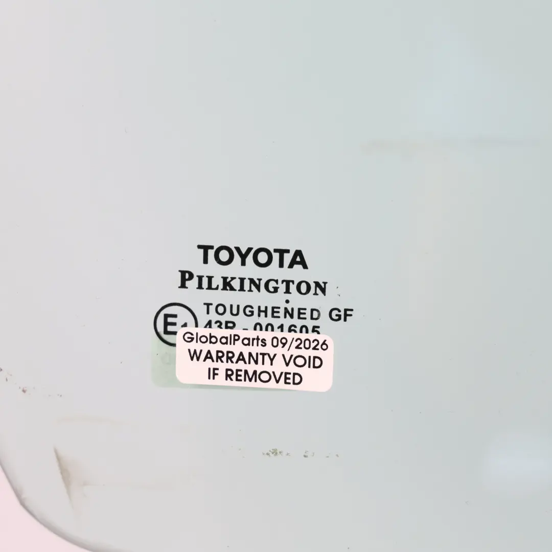 Toyota Avensis Mk3 T270 Front Door Window Glass Glazing AS2 Right O/S - SKU 6810105050 - Part number 6810105050