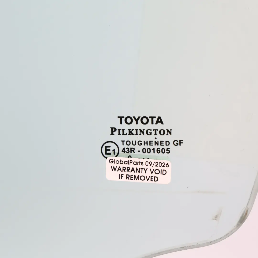 Toyota Avensis Mk3 T270 Front Door Window Glass Glazing AS2 Left N/S - SKU 6810205050 - Part number 6810205050