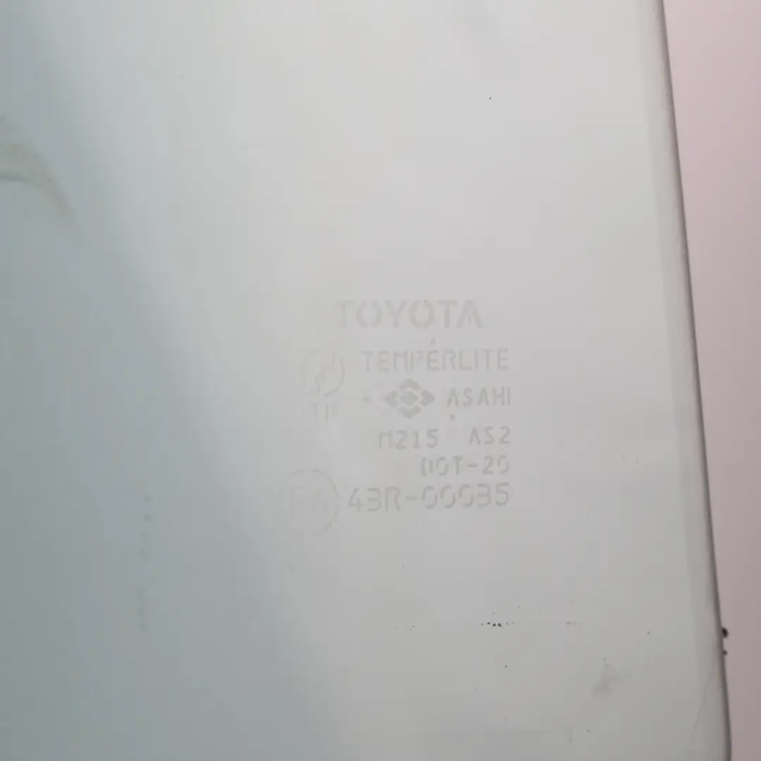 Front Door Window Glass Glazing AS2 Left N/S to Toyota Celica T23 with Part number 6810220300 Toyota Celica T23 Front Door Window Glass Glazing AS2 Left N/S - SKU 6810220300 - Part number 6810220300