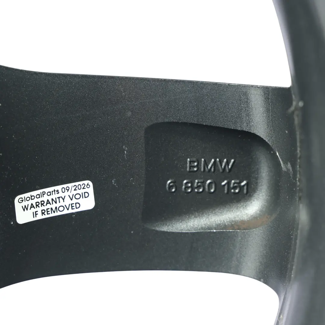 Llanta de Aleacion Negra 17" Radio Estrella 379 7,5J ET:43 para BMW F20 F21 con número de pieza 6850151 BMW F20 F21 Llanta de Aleacion Negra 17" Radio Estrella 379 7,5J ET:43 - SKU 6850151-1 - Número de pieza 6850151