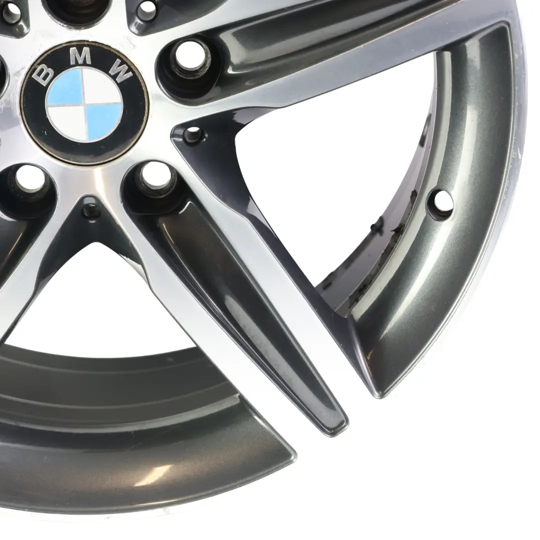 BMW F20 F21 F22 F23 Grey Alloy Wheel Rim 17" Star Spoke 379 ET:43 7,5J - SKU 6850151-13 - Part number 6850151