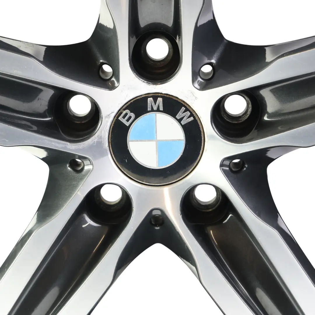 BMW F20 F21 F22 F23 Grey Alloy Wheel Rim 17" Star Spoke 379 ET:43 7,5J - SKU 6850151-13 - Part number 6850151