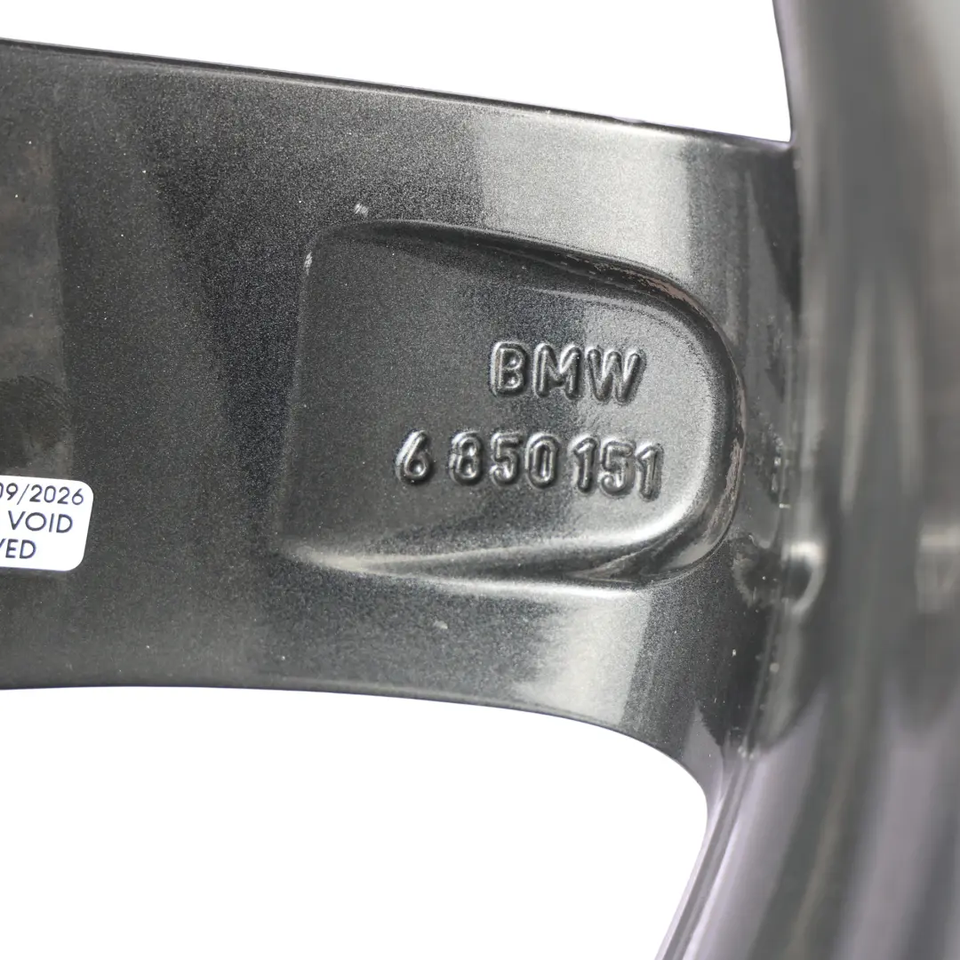 Rim Alloy 17" Star Spoke 379 7,5J ET:43 to BMW F20 F21 F22 F23 Wheel with Part number 6850151 BMW F20 F21 F22 F23 Wheel Rim Alloy 17" Star Spoke 379 7,5J ET:43 - SKU 6850151-2 - Part number 6850151