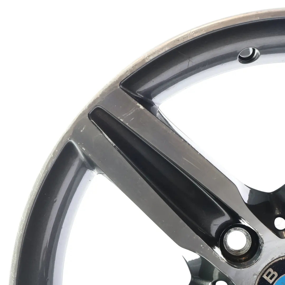 BMW F20 F21 F22 Llanta de Aleacion Negra 17" Star Spoke 379 ET:43 7,5J - SKU 6850151-4 - Número de pieza 6850151