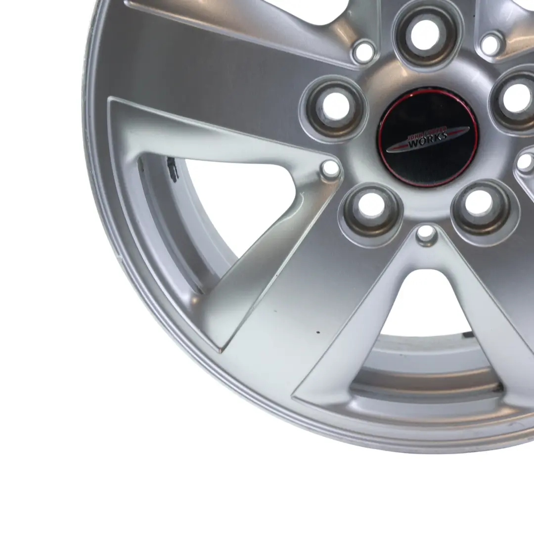 Alloy Rim 15" 5,5J ET:46 Heli Spoke 492 to Mini Cooper One F55 F56 F57 Wheel with Part number 6855101 Mini Cooper One F55 F56 F57 Wheel Alloy Rim 15" 5,5J ET:46 Heli Spoke 492 - SKU 6855101-1 - Part number 6855101