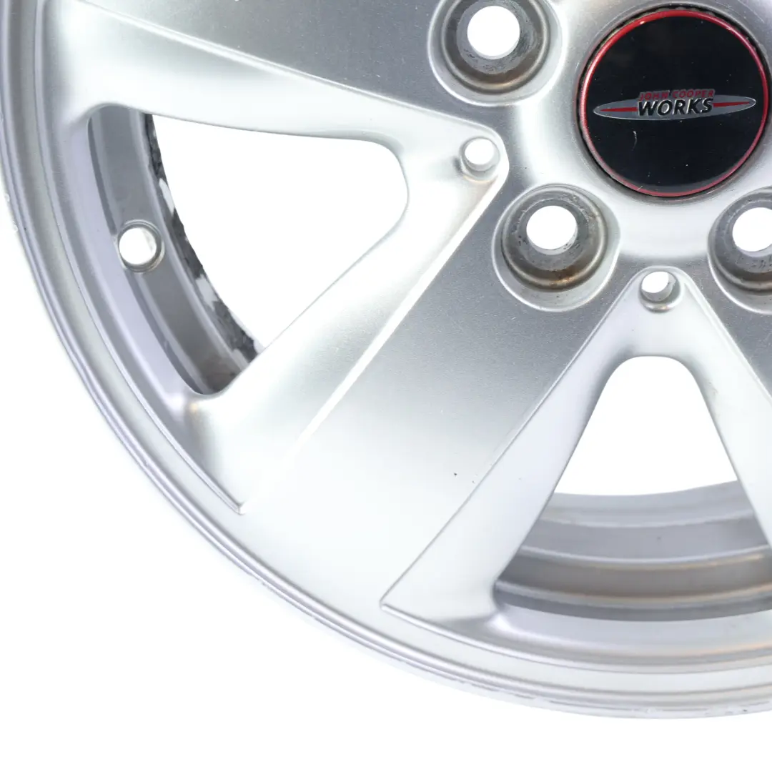 Alloy Rim 15" 5,5J ET:46 Heli Spoke 492 to Mini Cooper One F55 F56 F57 Wheel with Part number 6855101 Mini Cooper One F55 F56 F57 Wheel Alloy Rim 15" 5,5J ET:46 Heli Spoke 492 - SKU 6855101-4 - Part number 6855101