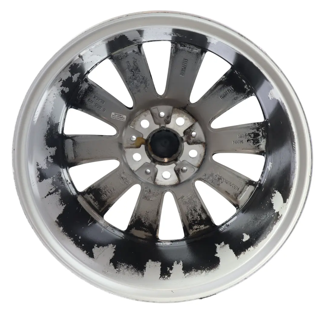 Alloy Rim Black 17" ET:54 7J Cosmos Spoke 499 to Mini Cooper F55 F56 Wheel with Part number 6855109 Mini Cooper F55 F56 Wheel Alloy Rim Black 17" ET:54 7J Cosmos Spoke 499 - SKU 6855109-2 - Part number 6855109