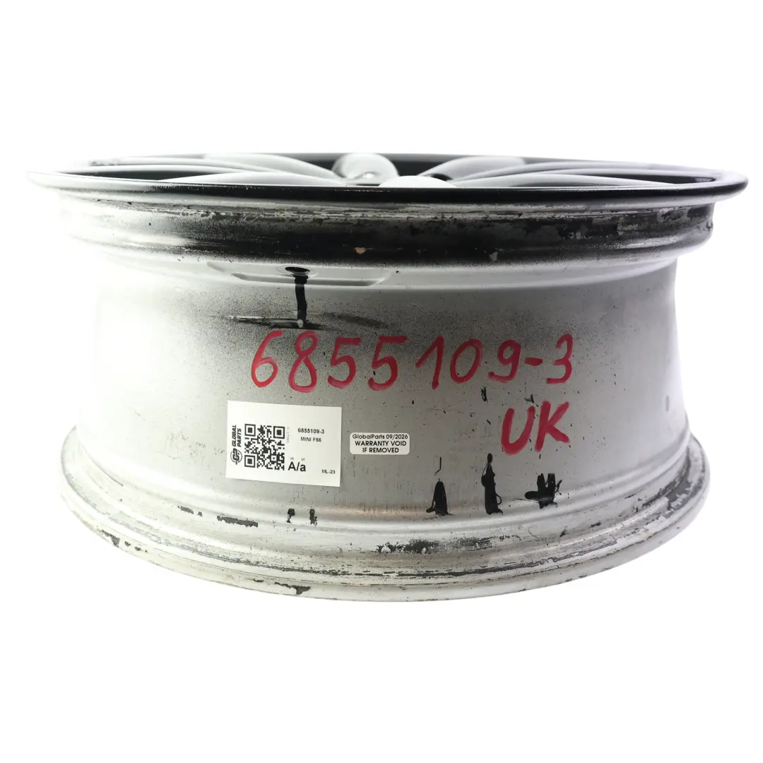 Mini Cooper F55 F56 Black Wheel Alloy Rim 17" ET:54 7J Cosmos Spoke 499 - SKU 6855109-3 - Part number 6855109