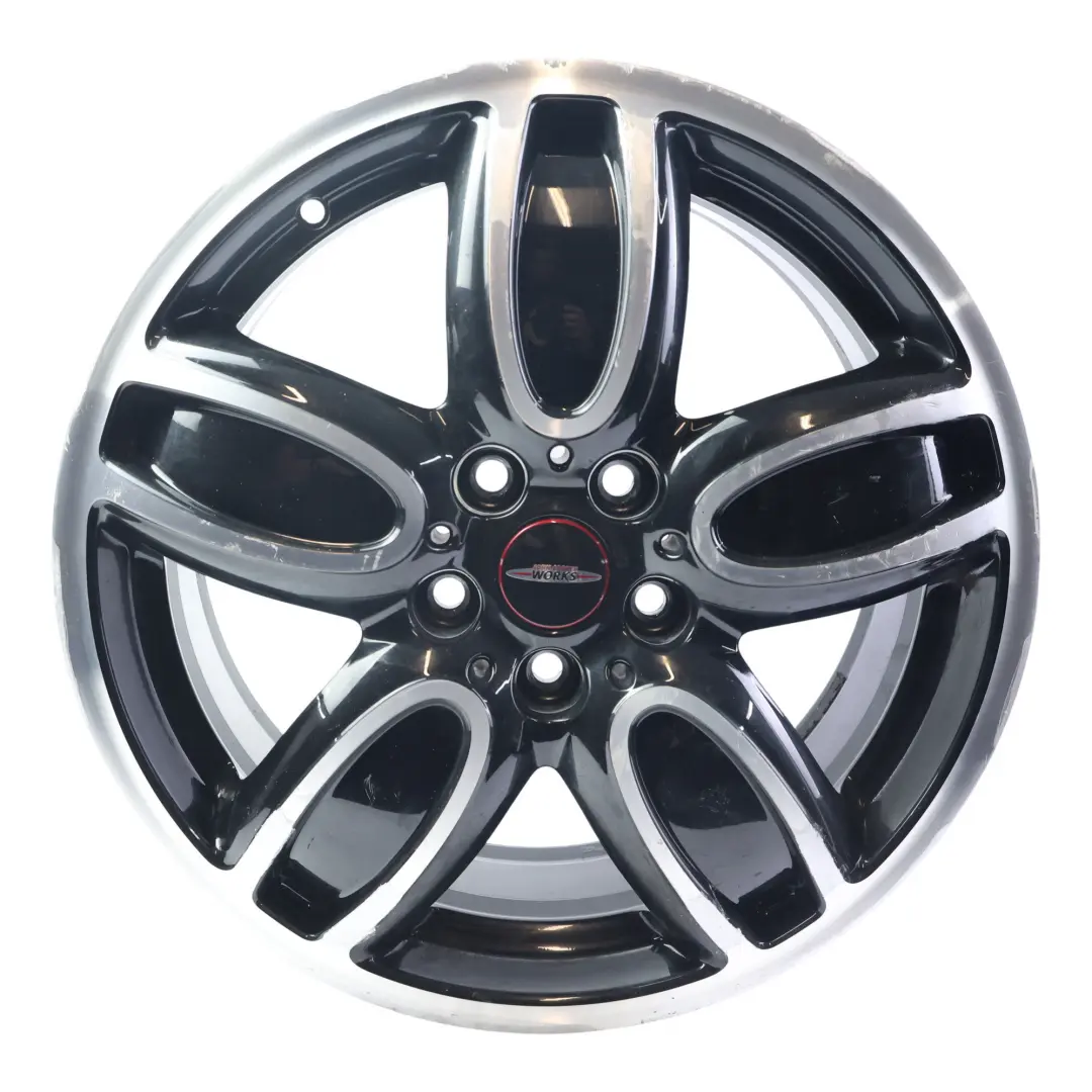 Mini F55 F56 F57 Black Wheel Alloy Rim 18" 7J ET:54 JCW Cup Spoke - SKU 6855115-1 - Part number 6855115