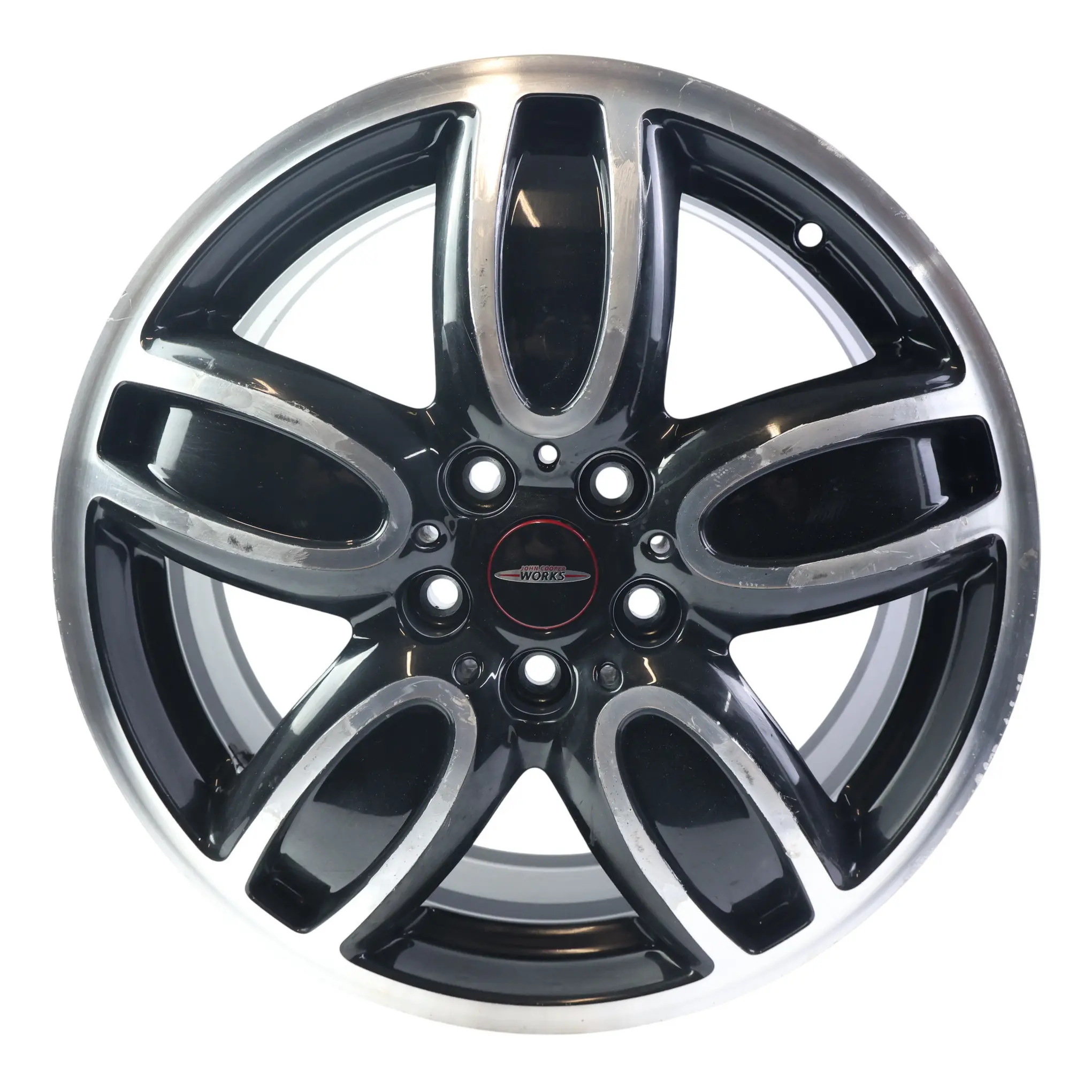 Mini F55 F56 F57 Llanta de aleación negra 18" 7J ET:54 JCW Cup Spoke 6855115