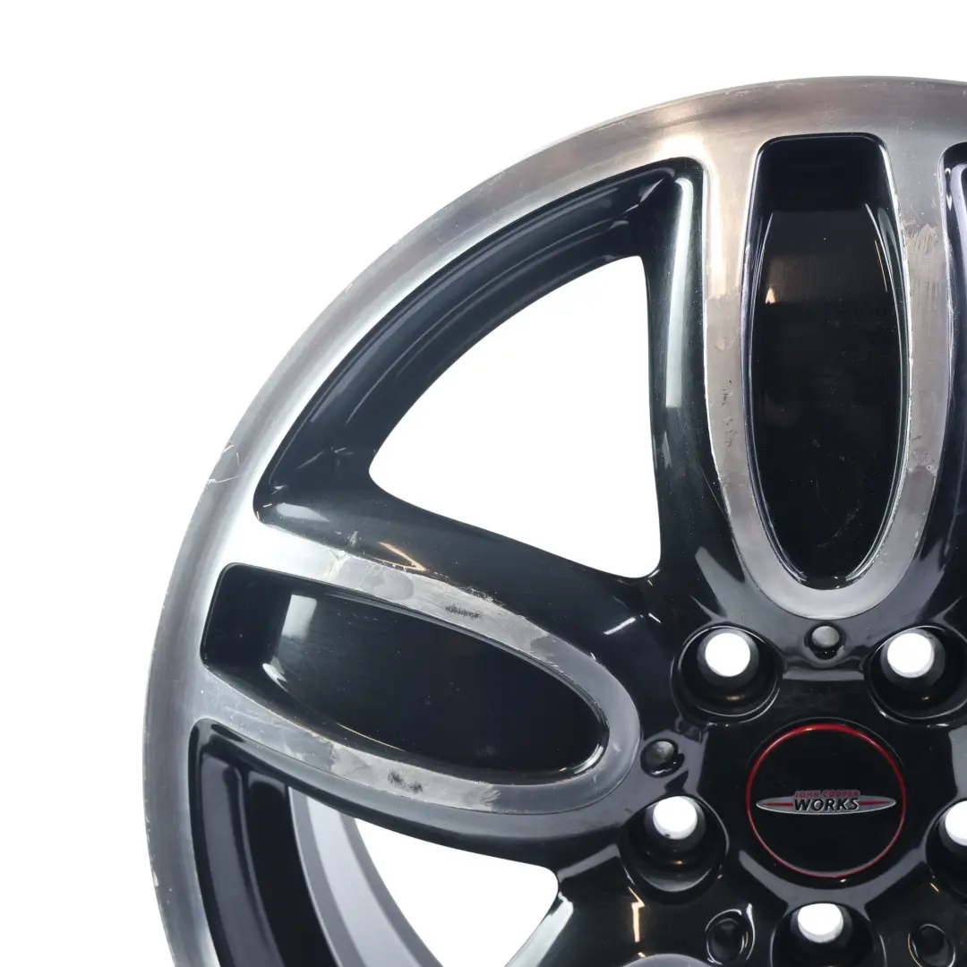 Mini F55 F56 F57 Black Wheel Alloy Rim 18" 7J ET:54 JCW Cup Spoke - SKU 6855115-2 - Part number 6855115