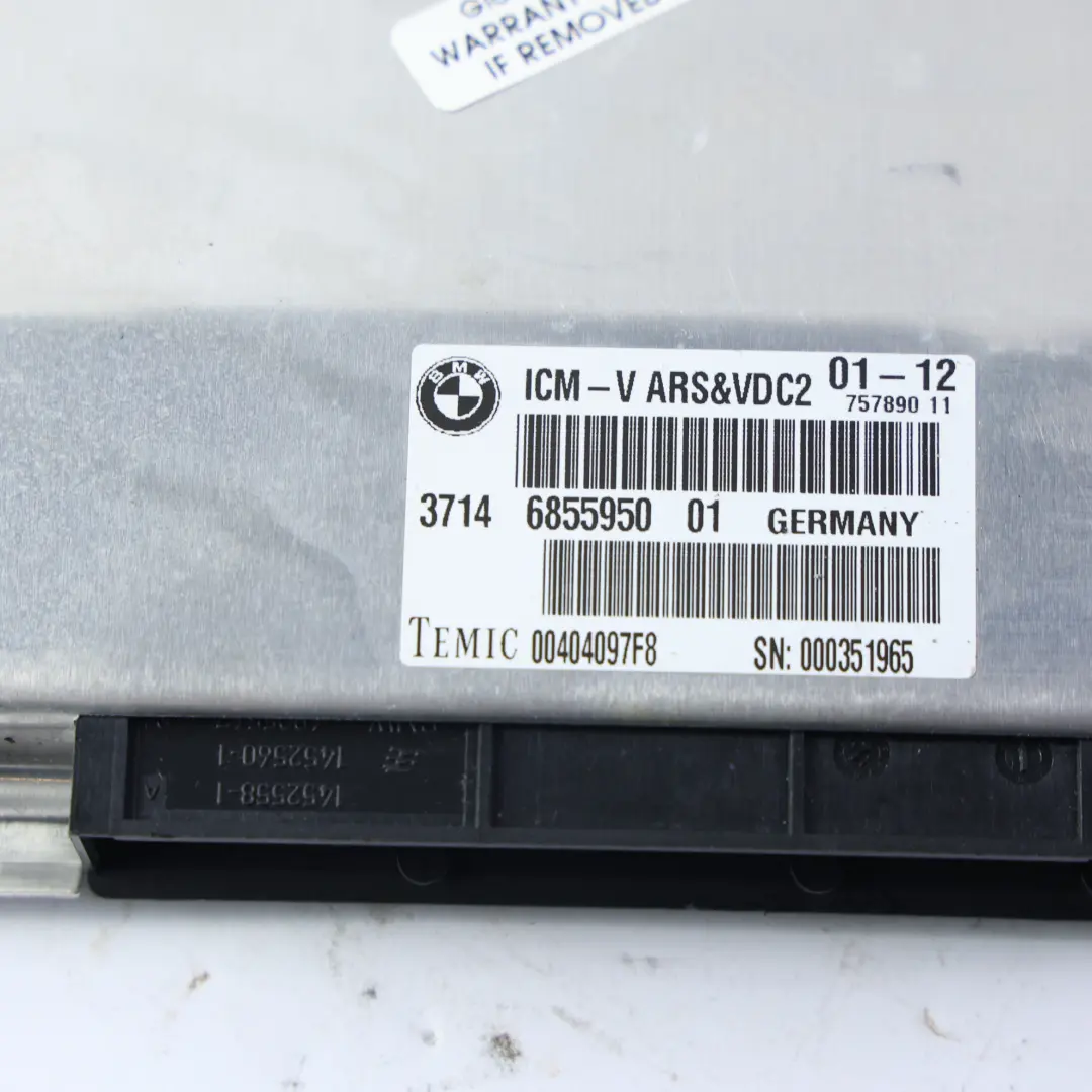 VDC Suspension Level Control Unit Module to BMW F01 F07 F10 F12 with Part number 6855950 BMW F01 F07 F10 F12 VDC Suspension Level Control Unit Module - SKU 6855950 - Part number 6855950