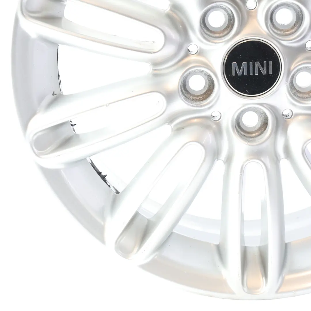 llanta de aleación de plata 17" 7J ET:54 Tentacle Spoke 500 para Mini F55 F56 con número de pieza 6856099 Mini F55 F56 llanta de aleación de plata 17" 7J ET:54 Tentacle Spoke 500 - SKU 6856099-1 - Número de pieza 6856099