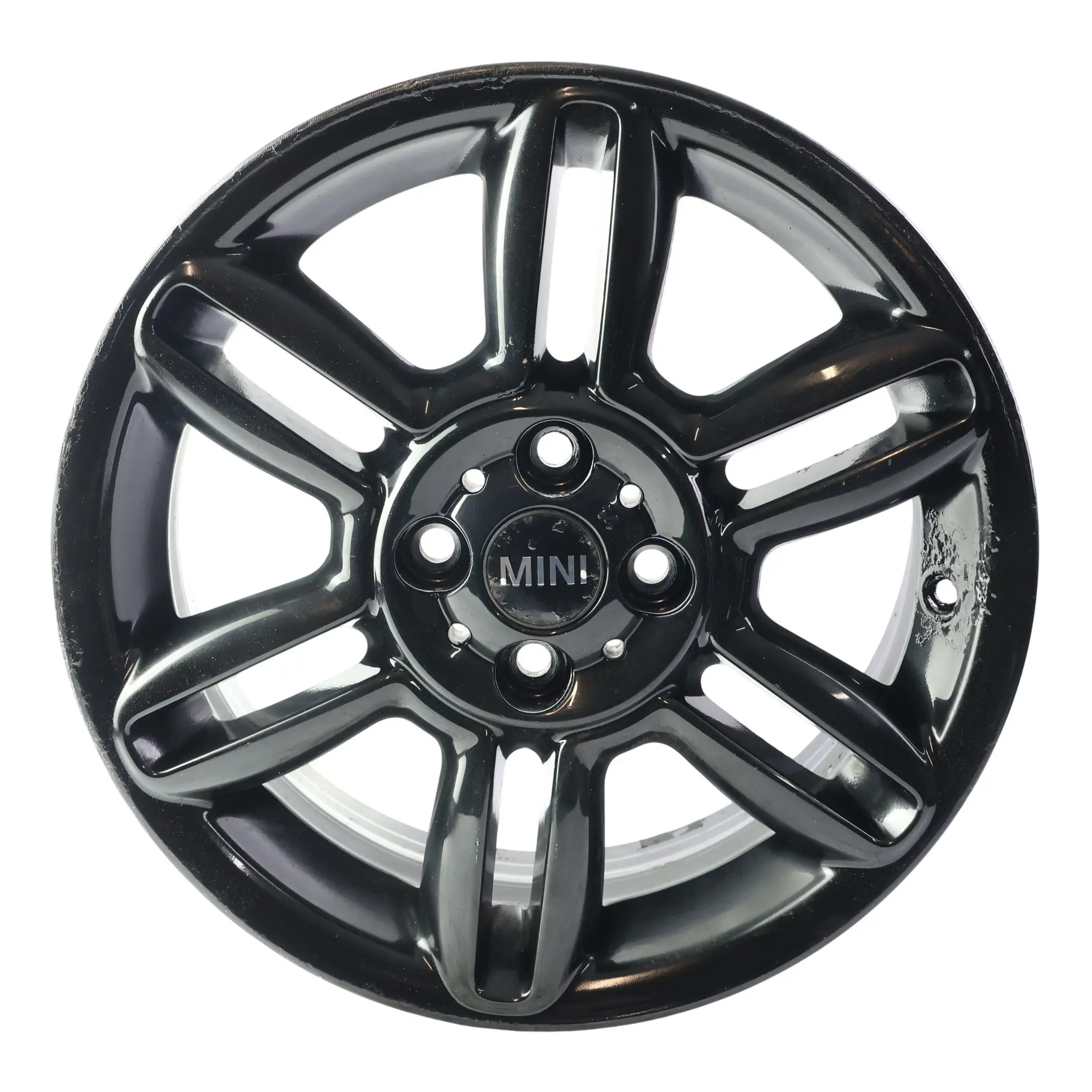 Mini Cooper R55 R56 R57 Jante Alliage Noire 16" 6,5J 6-Star à Double Rayons 119