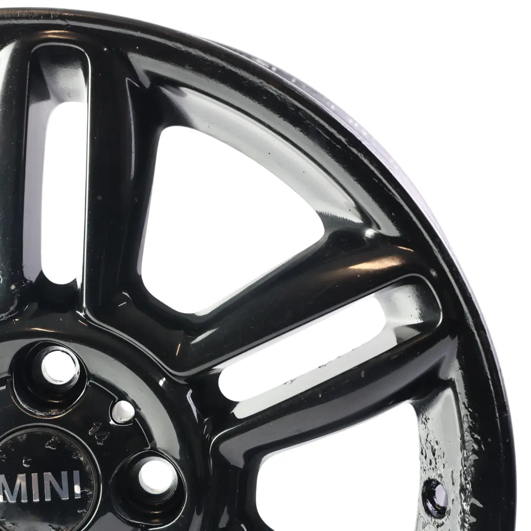 Alloy Rim 16" 6,5J 6-Star Twin Spoke 119 to Mini Cooper R55 R56 R57 Black Wheel with Part number 6856969 Mini Cooper R55 R56 R57 Black Wheel Alloy Rim 16" 6,5J 6-Star Twin Spoke 119 - SKU 6856969-1 - Part number 6856969