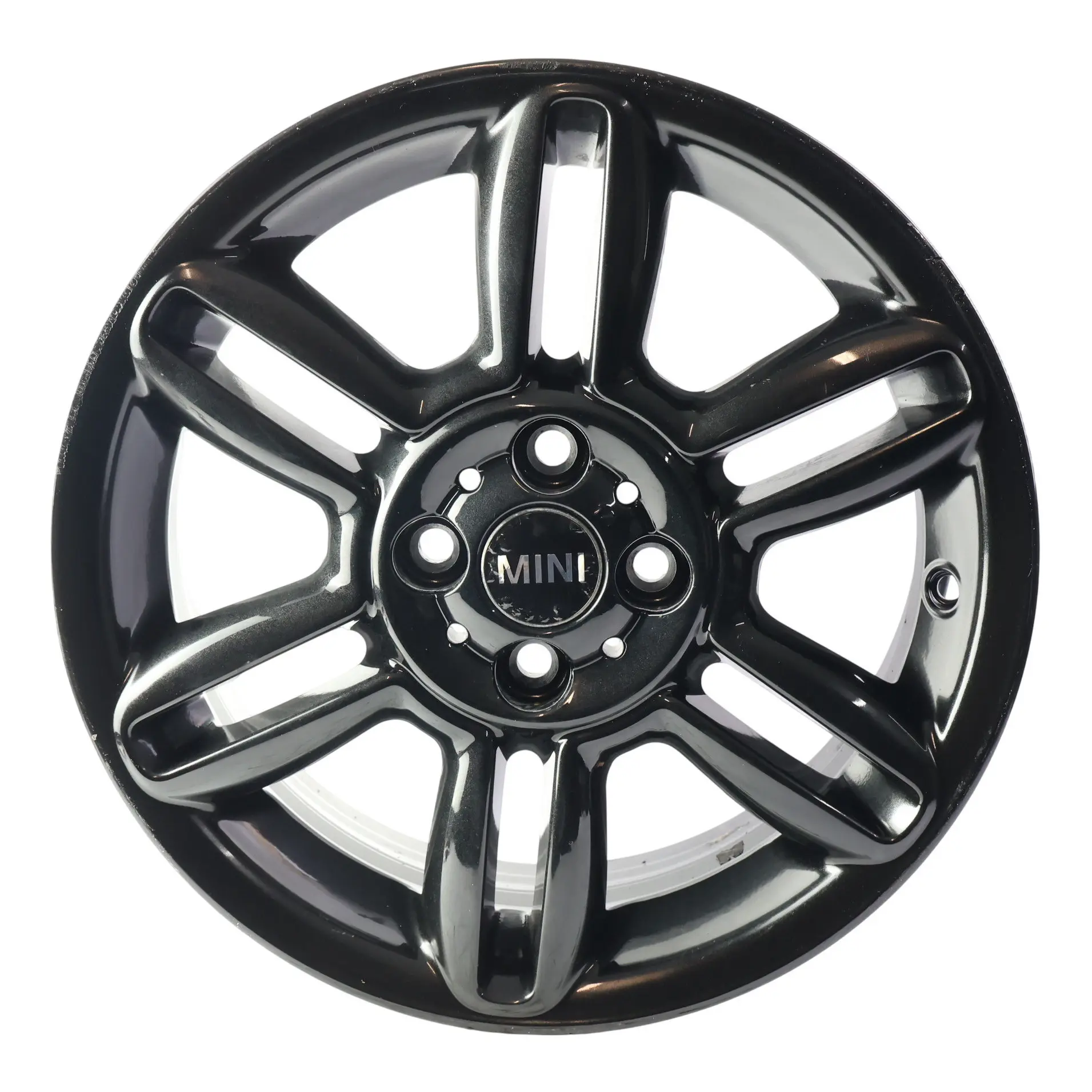 Mini Cooper R55 R56 R57 Jante Alliage Noire 16" 6,5J 6-Star à Double Rayons 119
