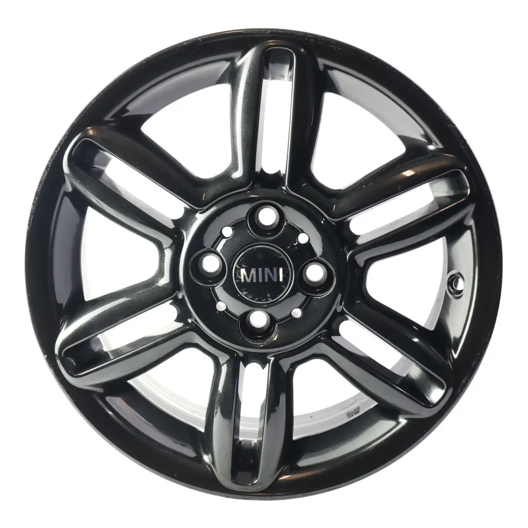 Mini Cooper R55 R56 R57 Llanta De Aleación Negra 16" 6,5J 6-Star Twin Spoke 119 - SKU 6856969-2 - Número de pieza 6856969