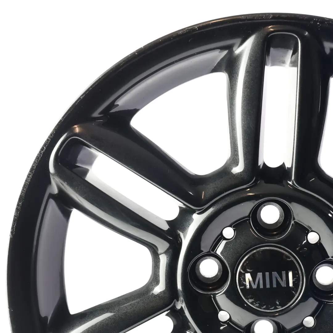 Alloy Rim 16" 6,5J ET:48 Styling 119 to Mini Cooper R55 R56 R57 Black Wheel with Part number 6856969 Mini Cooper R55 R56 R57 Black Wheel Alloy Rim 16" 6,5J ET:48 Styling 119 - SKU 6856969-2 - Part number 6856969