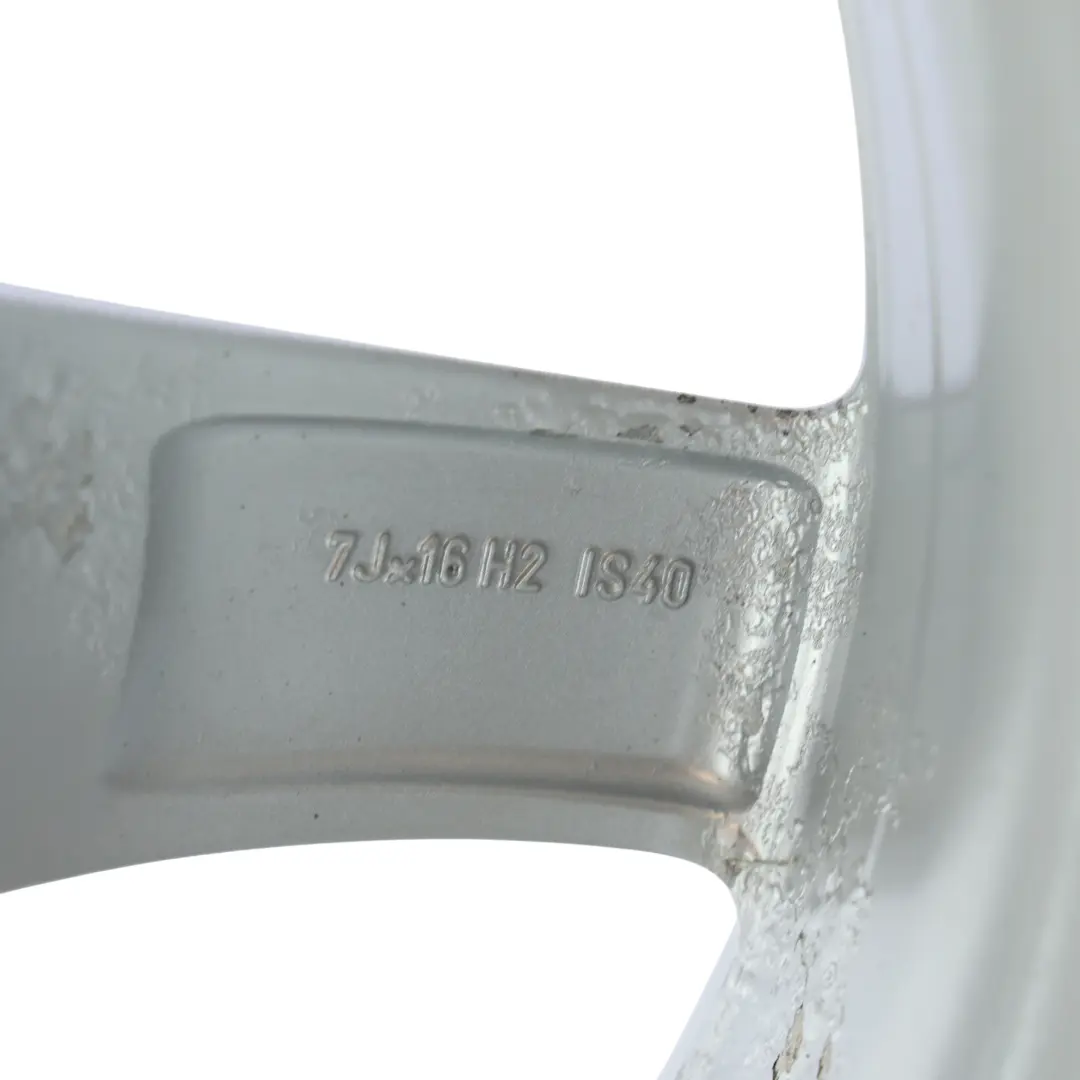 Alloy Rim 16" 7J ET:40 Star Spoke 654 to BMW F20 F21 F22 F23 Silver Wheel with Part number 6866302 BMW F20 F21 F22 F23 Silver Wheel Alloy Rim 16" 7J ET:40 Star Spoke 654 - SKU 6866302-2 - Part number 6866302