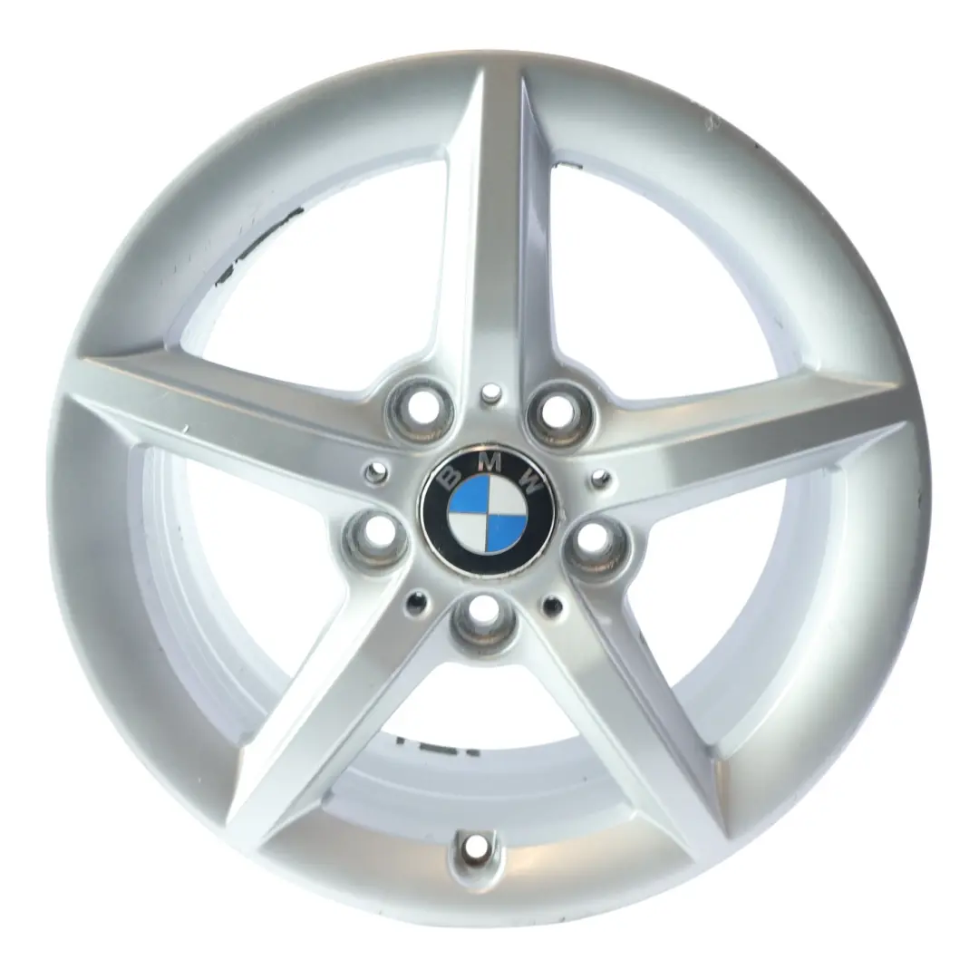 BMW F20 F21 F22 F23 Silver Wheel Alloy Rim 16" ET:40 7J Star Spoke 654 - SKU 6866302-3 - Part number 6866302