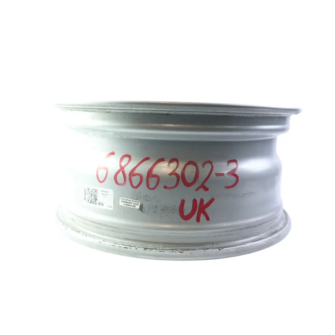BMW F20 F21 F22 F23 Silver Wheel Alloy Rim 16" ET:40 7J Star Spoke 654 - SKU 6866302-3 - Part number 6866302