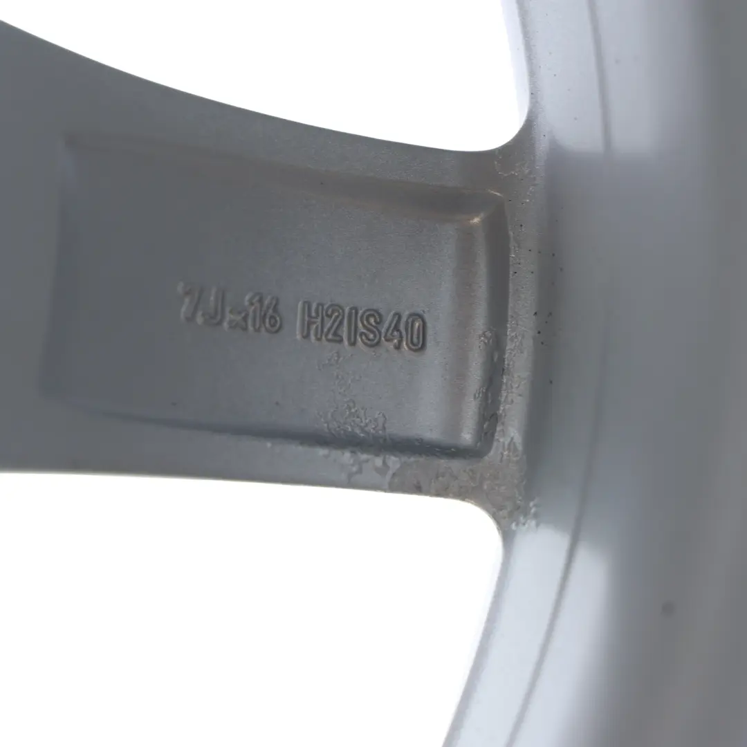 Alloy Rim 16" ET:40 7J Star Spoke 654 to BMW F20 F21 F22 F23 Silver Wheel with Part number 6866302 BMW F20 F21 F22 F23 Silver Wheel Alloy Rim 16" ET:40 7J Star Spoke 654 - SKU 6866302-3 - Part number 6866302