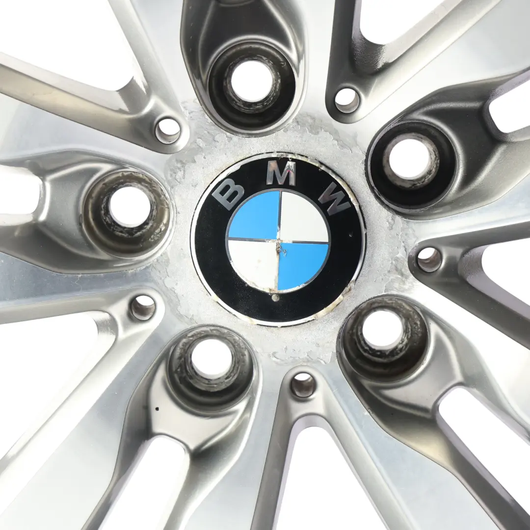 Alloy Rim 17" Ferric Grey Double Spoke 655 ET:43 7,5J to BMW F20 F21 F22 F23 Wheel with Part number 6866303 BMW F20 F21 F22 F23 Wheel Alloy Rim 17" Ferric Grey Double Spoke 655 ET:43 7,5J - SKU 6866303-3 - Part number 6866303