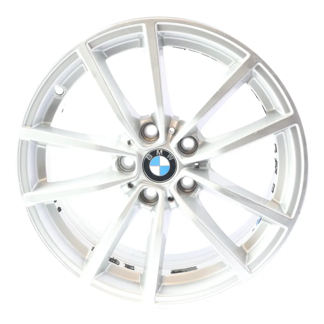 Rim Alloy Silver 17" 7,5J ET:30 V-Spoke to BMW G20 G21 G23 Wheel with Part number 6883520 BMW G20 G21 G23 Wheel Rim Alloy Silver 17" 7,5J ET:30 V-Spoke - SKU 6883520-3 - Part number 6883520