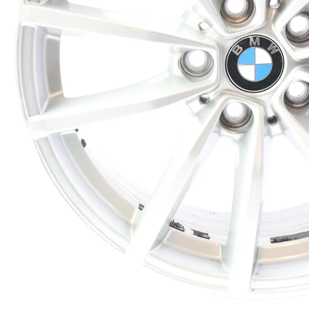 Rim Alloy Silver 17" 7,5J ET:30 V-Spoke to BMW G20 G21 G23 Wheel with Part number 6883520 BMW G20 G21 G23 Wheel Rim Alloy Silver 17" 7,5J ET:30 V-Spoke - SKU 6883520-3 - Part number 6883520
