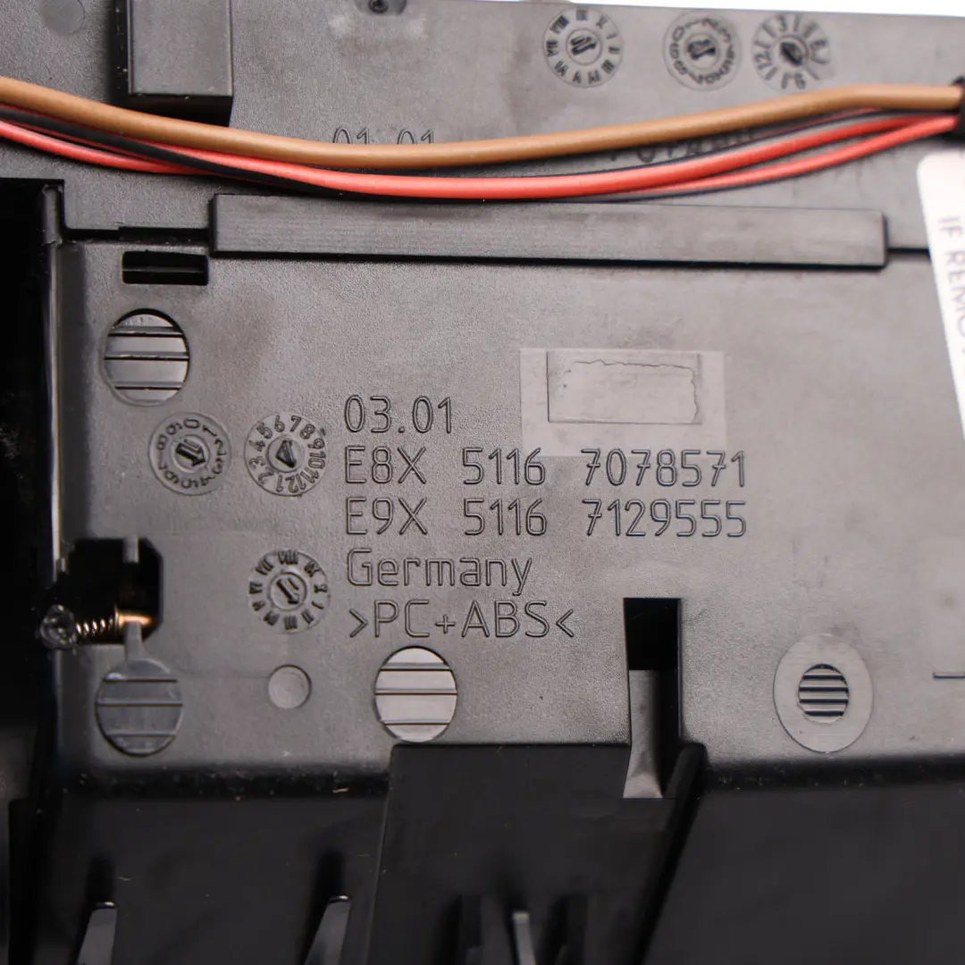 BMW 3 er 1 E90 E91 Ascher vorne mit Blende Alu Längsschliff 7129555 - SKU 6982453-1 - Teilenummer 6982453