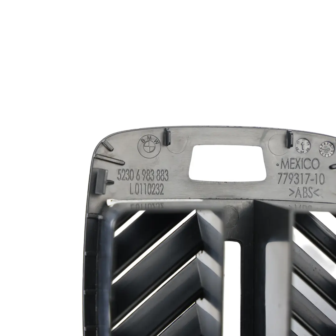 Center Console Tunnel Rear Air Vent Grille Panel Cover to BMW F15 with Part number 6983883 BMW F15 Center Console Tunnel Rear Air Vent Grille Panel Cover - SKU 6983883 - Part number 6983883
