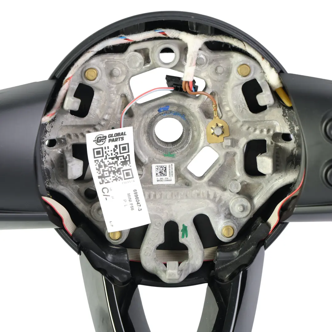 Mini Cooper F54 F55 F56 F60 NEW Black Leather Sport Steering Wheel Red Thread - SKU 6996047-3 - Part number 6996047