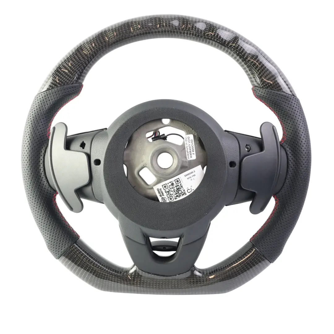 Lenkrad Carbon Alcantara Flach Unten Schaltwippen für Mini Cooper S JCW F56 mit Teilenummer 6996049 Mini Cooper S JCW F56 Lenkrad Carbon Alcantara Flach Unten Schaltwippen - SKU 6996049-3 - Teilenummer 6996049