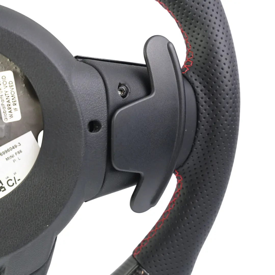 Mini Cooper S JCW F56 Steering Wheel Carbon Alcantara Flat Bottom Paddle Shift - SKU 6996049-3 - Part number 6996049