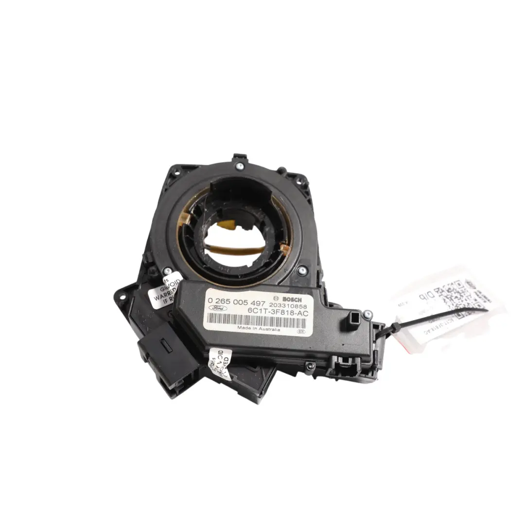 Steering Wheel Airbag Slip Ring Squib Sensor to Ford Focus Transit with Part number 6C1T3F818AC Ford Focus Transit Steering Wheel Airbag Slip Ring Squib Sensor - SKU 6C1T-3F818-AC - Part number 6C1T3F818AC